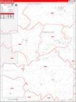 Green Lake, Wi Carrier Route Wall Map